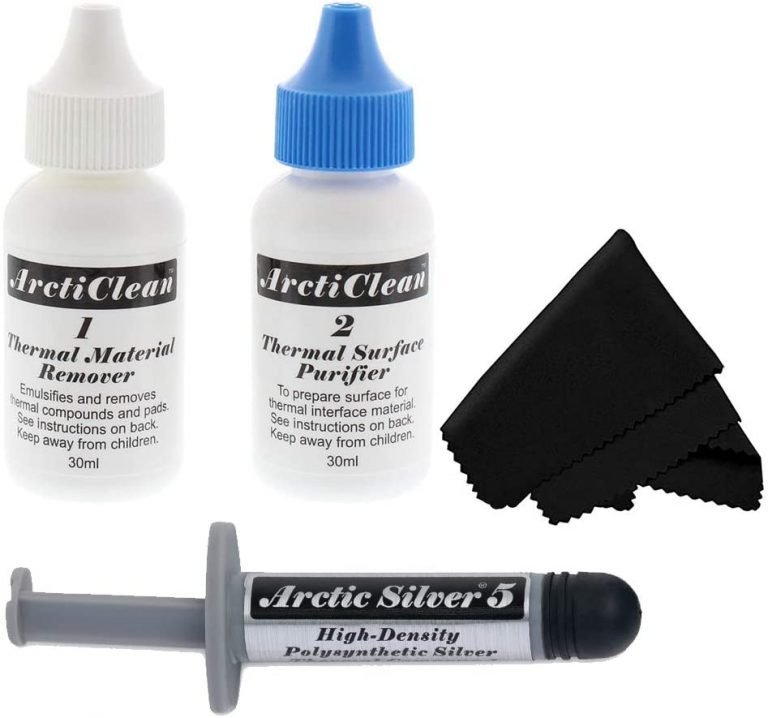 ArctiClean Kit 1 & 2 Thermal Paste Compound Remover + Arctic Silver 5