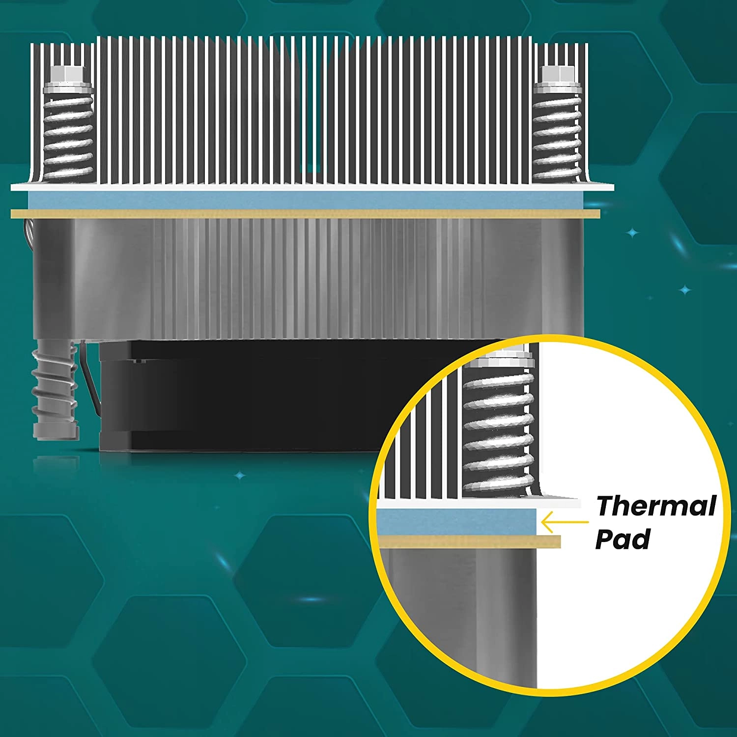 Nab Cooling Thermal Pad 90x50 Excellent Heat Conduction, Ideal Gap Filler. Easy Installation - Thermal Conductivity 15W (90x50x3.0)-5 Nab Cooling Thermal Pad 90x50 Excellent Heat Conduction, Ideal Gap Filler. Easy Installation - Thermal Conductivity 15W (90x50x3.0)-5