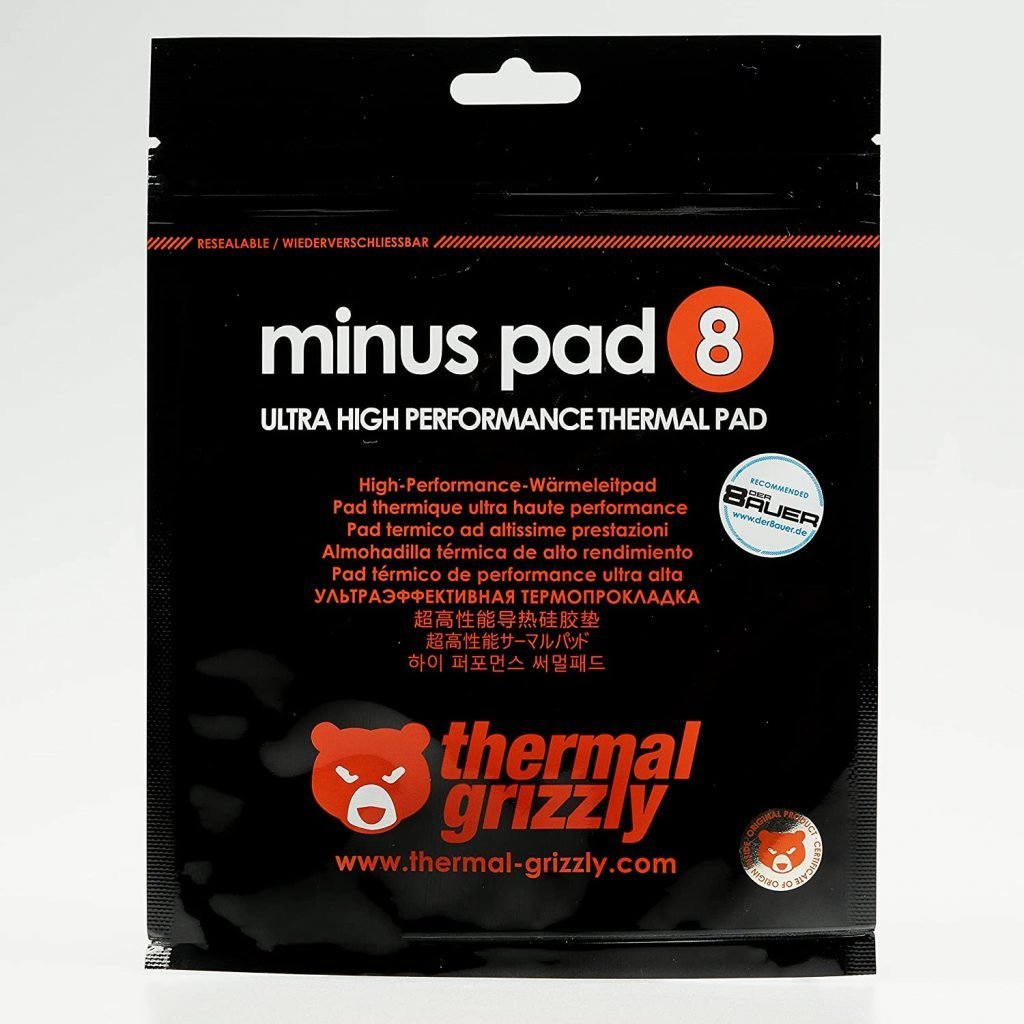 Thermal Grizzly Minus Pad 8 Thermal Pad, 120 × 20mm NabCooling